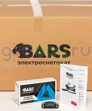 Детский электроснегокат BARS Arctic - Красный