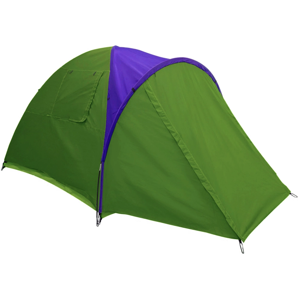 Палатка туристическая Кама-3 двухслойная, (100+215)*215*170 см, цвет зелено-синий 2064-1