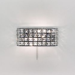 Citilux Портал CL324401 Бра хрустальное с выключателем Хром