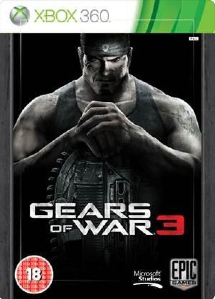 Gears of War 3 Steelbook (Xbox 360) Б/У