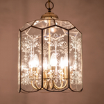 Citilux Витра-2 CL442260 Люстра подвесная витражная Бронза