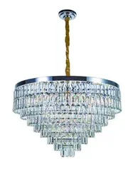 2752R/18A CHROME+CLEAR (1) Люстра (в 2-х коробках) NW