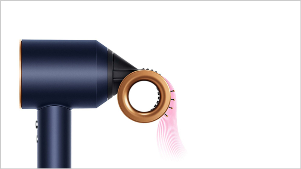 Фен Dyson Supersonic HD15 Prussian Blue/Copper, с кейсом