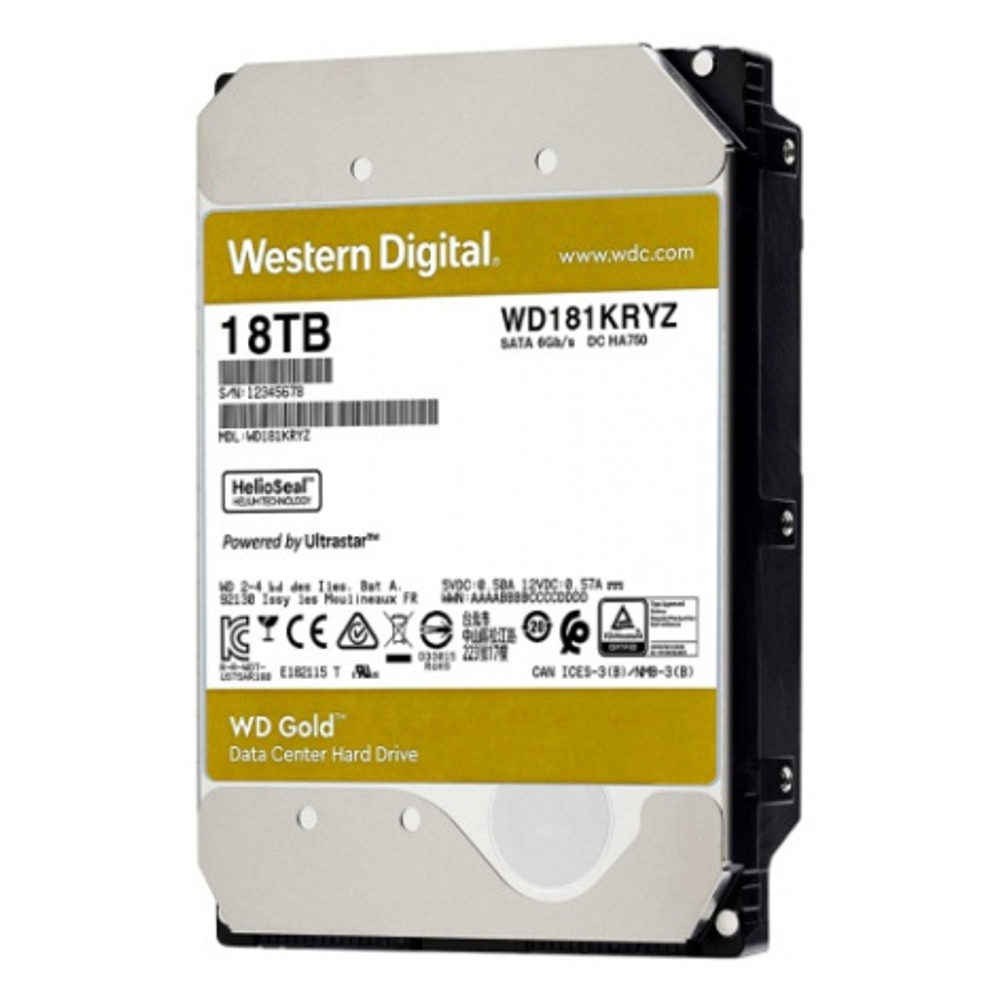Жесткий диск 18TB SATA 6Gb/s Western Digital WD181KRYZ