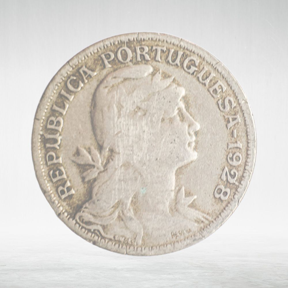 Portugal, 50 Centavos, 1928, VF