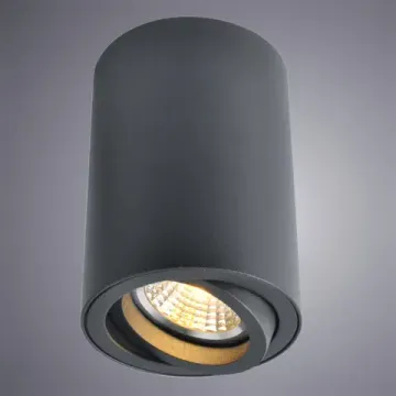 Точечный накладной светильник 1*GU10 A1560PL-1BK черный SENTRY Arte Lamp