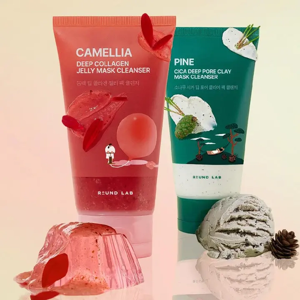 Round lab Pine Cica Deep Pore Clay Mask Cleanser 150ml