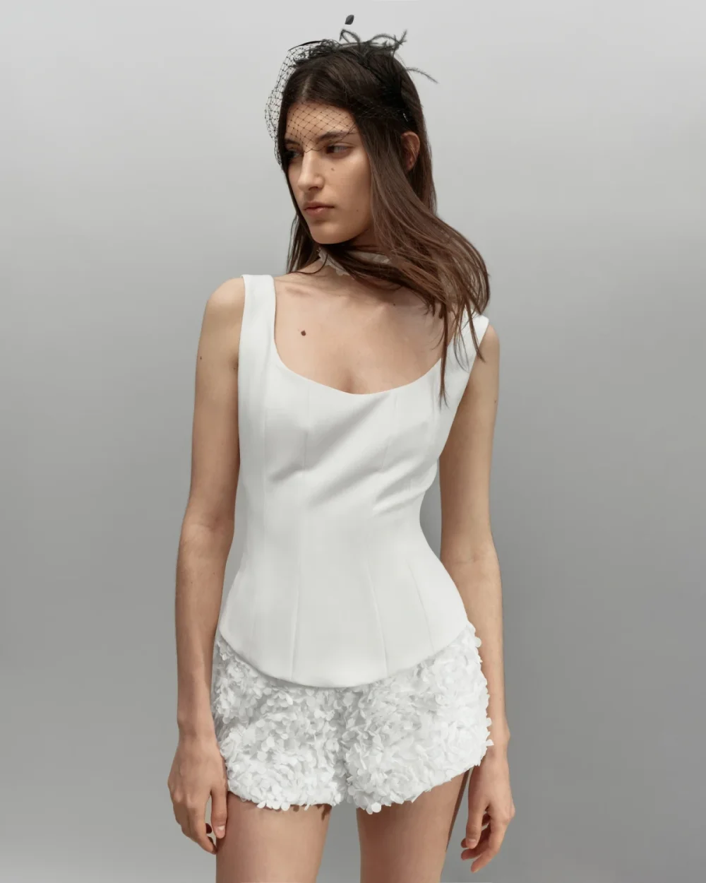 Шорты Blossom, Белый