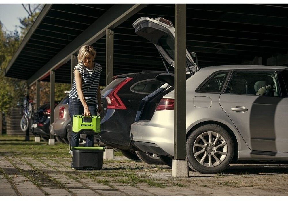 Мойка высокого давления аккумуляторная GREENWORKS GDC40 40В,70бар (5104507)