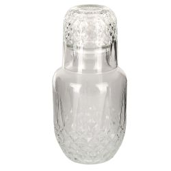 Графин со стаканом, набор 2пр. 570мл/160мл (стекло) (индивидуальная упаковка)