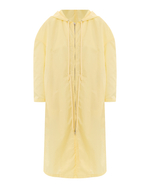 MM6 MAISON MARGIELA ПАЛЬТО ЖЕЛТОЕ С КАПЮШОНОМ