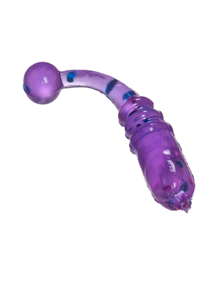 Приманка ZUB-KLOP 19мм(0,7")-20шт, (цвет 610) фиолетовый с блестками