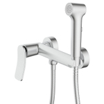 Гигиенический душ Azario Escaro со смесителем, керамический картридж, шланг 150 см, сатин (AZ-K2574BN)