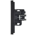 FORTE&PIANO Розетка 1-местная с заземлением без защитных шторок винтовое крепление 16А FP216M металл белый IEK