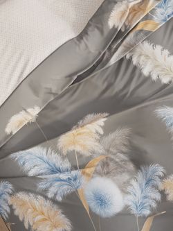 Постельное белье сатин Milky Garden "Peloso/Peloso (компаньон)" евро Наволочка 50х70 см 2 шт Простынь на резинке 180x200 см Пододеяльник 200x215 см