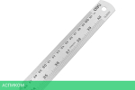 Линейка строительная Deli DL8100Y