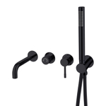 Boheme Смеситель встроенный + ручной душ + излив Uno Shine Gun Metall