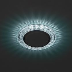 DK LD26 BL/WH Светильник ЭРА декор cо светодиодной подсветкой Gx53, голубой