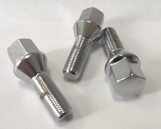 Болт12х 1,25 (57х30) колеса Хром S-17 (LADA, FIAT, Alfa Romeo, PEUGEOT, Citroen)