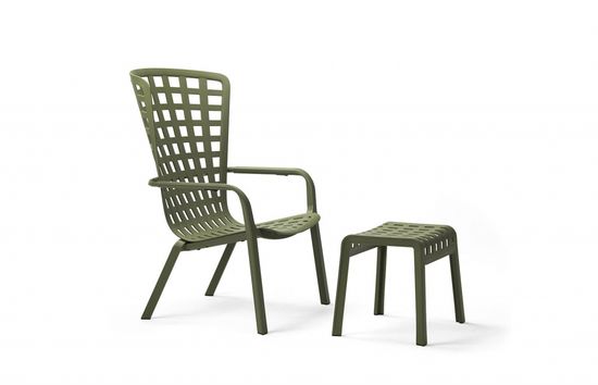 Табурет пластиковый Poggio зеленый