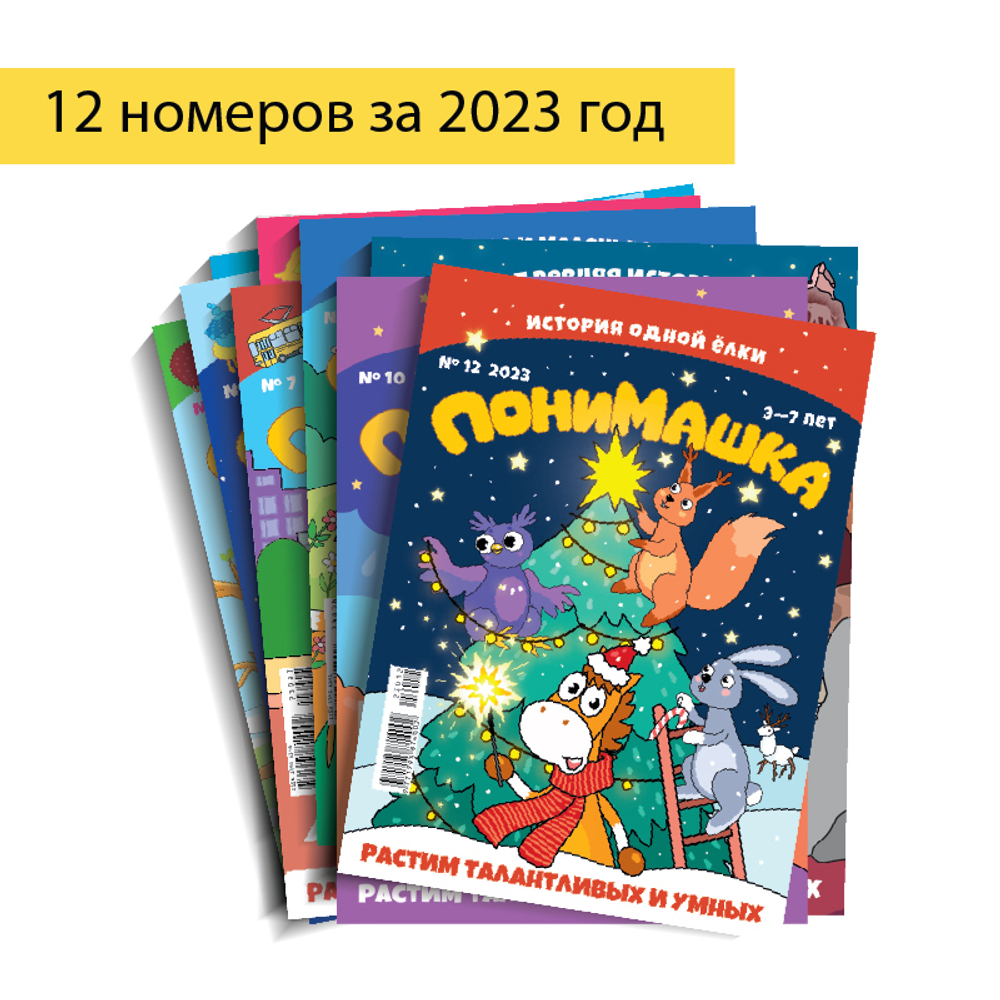 В формате PDF - 12 выпусков журнала «ПониМашка» за 2023 год