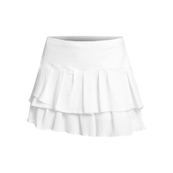 Женская теннисная юбка Lucky in Love Wavy Pleat Tier Skirt Women - White