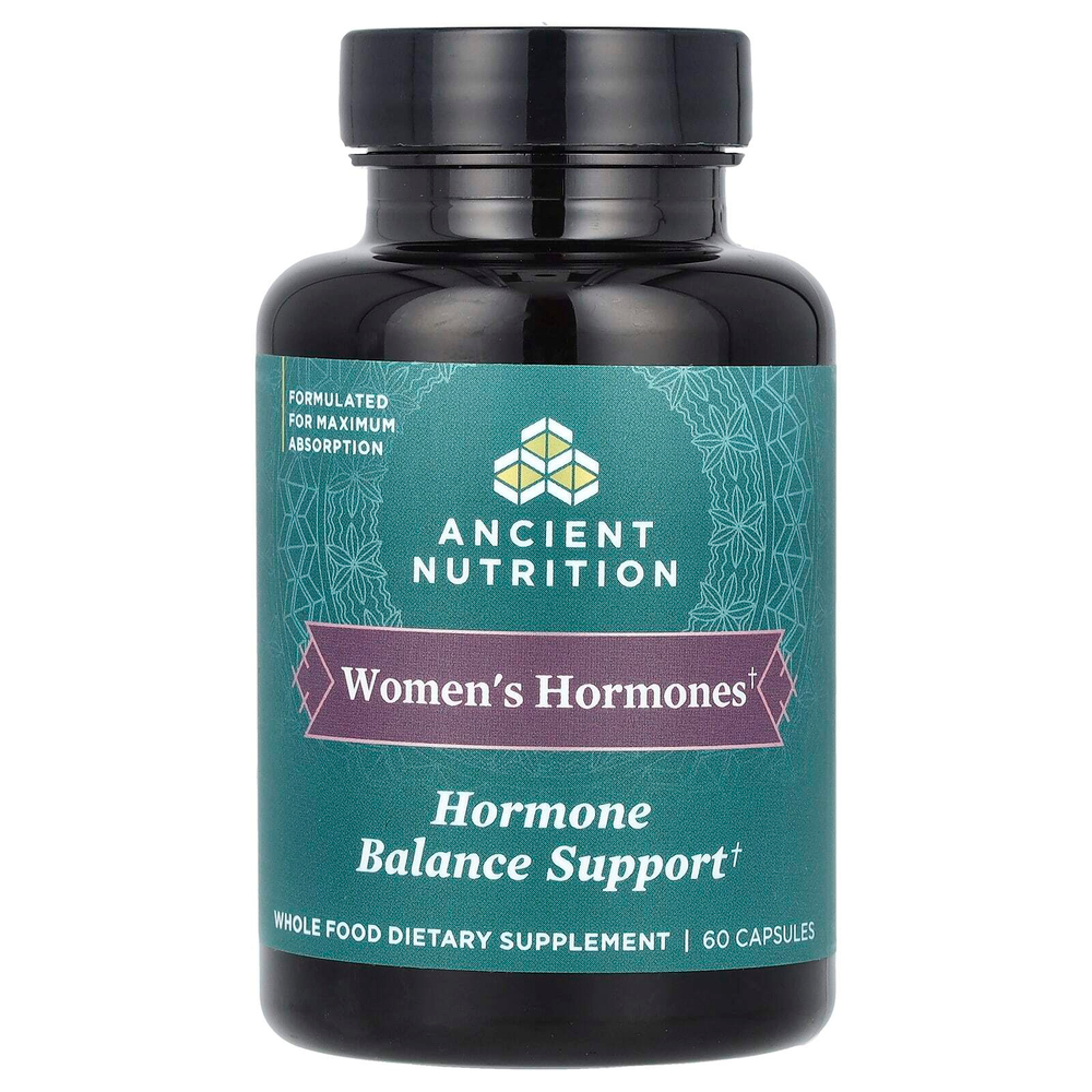 Ancient Nutrition, Women's Hormones, Hormone Balance, 60 капсул