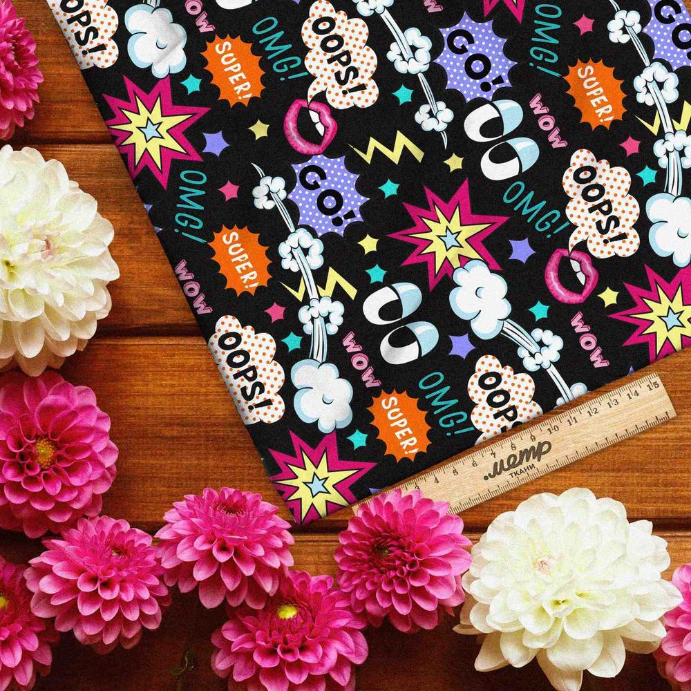 Ткань мембрана wow поп арт