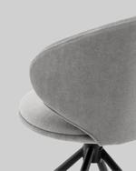 Стул Труфальд велюр светло-серый