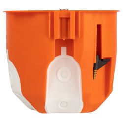 Коробка установочная ЭРА KUU-71-65-unibox двухкомпонентная универсальная оранжевая 71х65мм UniBox саморезы IP30