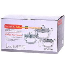 Набор кастрюль Mayer&amp;Boch MB-30333, 6 предметов
