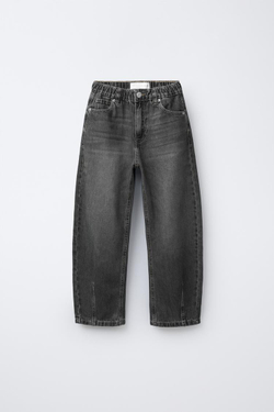 ZARA ДЖИНСЫ RELAXED BALLOON, МЯГКИЙ СЕРЫЙ