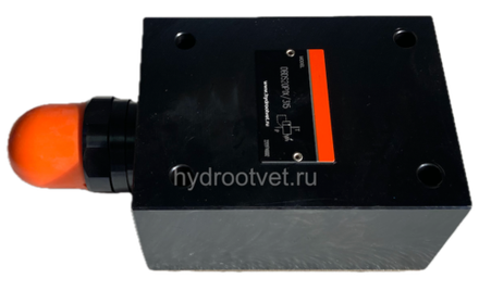 DBDS10P1X/200 - Предохранительный клапан прямого управления Ду10, давление регулировки до 200 бар, тип монтажа - на плиту, элемент регулировки S = винт