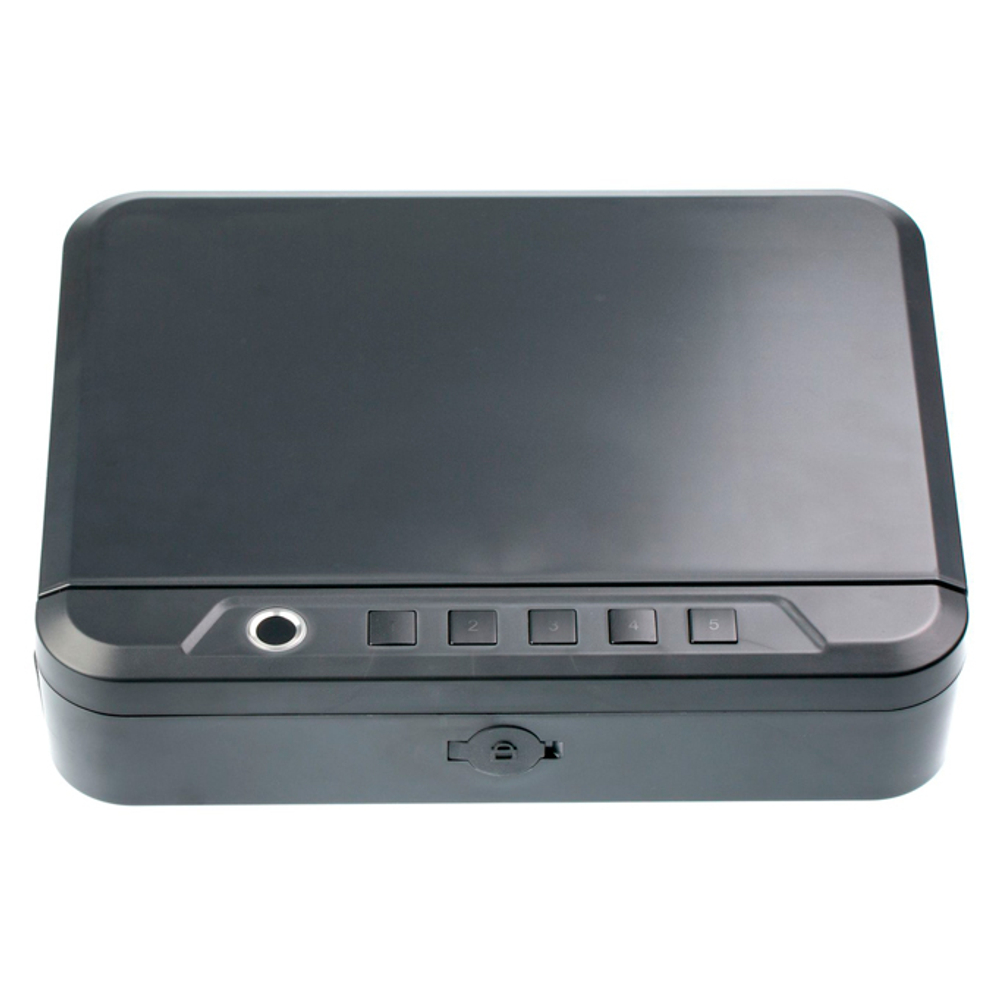 Сейф-Кейс с замком отпечаток пальца/пароль/приложение, пластик+сталь, 2.6 л