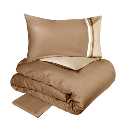 Постельное белье Kubric 60 (240 x 220 см) Tortora/Cammello