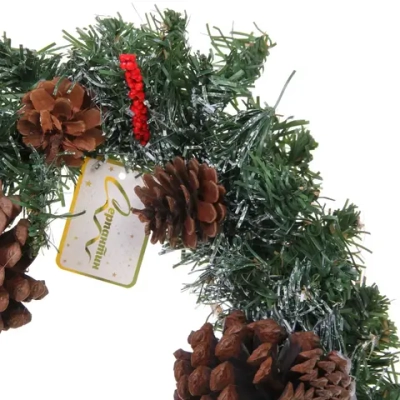 Венок хвойный «Лесное очарование» d-30 см