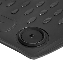 Коврики Standard, 3D в салон для FORD Transit, 2015-2019 фургон, USA, vinyl flooring ,2шт. (полиуретан, чёрные) Element.ELEMENT3D01904210.F