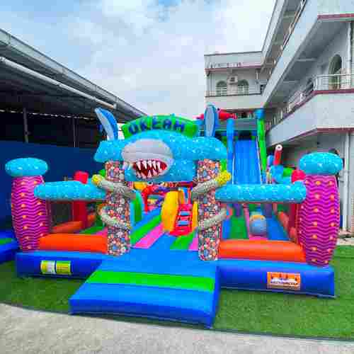 Коммерческий надувной батут «Подводное приключение», 14*7*6,9 м