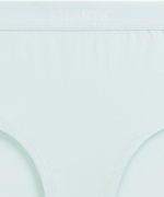 Трусы женские макси спорт Atlantic, набор из 3 шт., хлопок, бежевые + каменно-серые + мятные, 3CLP-009