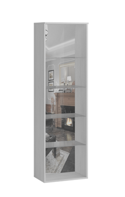 Шкаф-витрина (надставной) Ливорно ЛШ-8, ясень