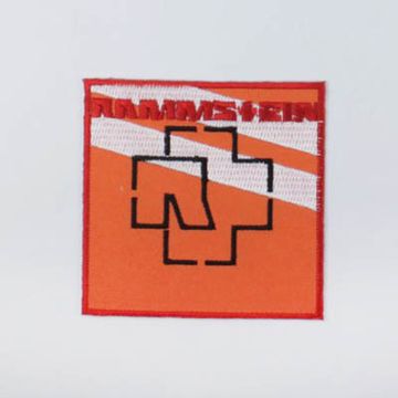 Нашивка Rammstein (оранжевая)