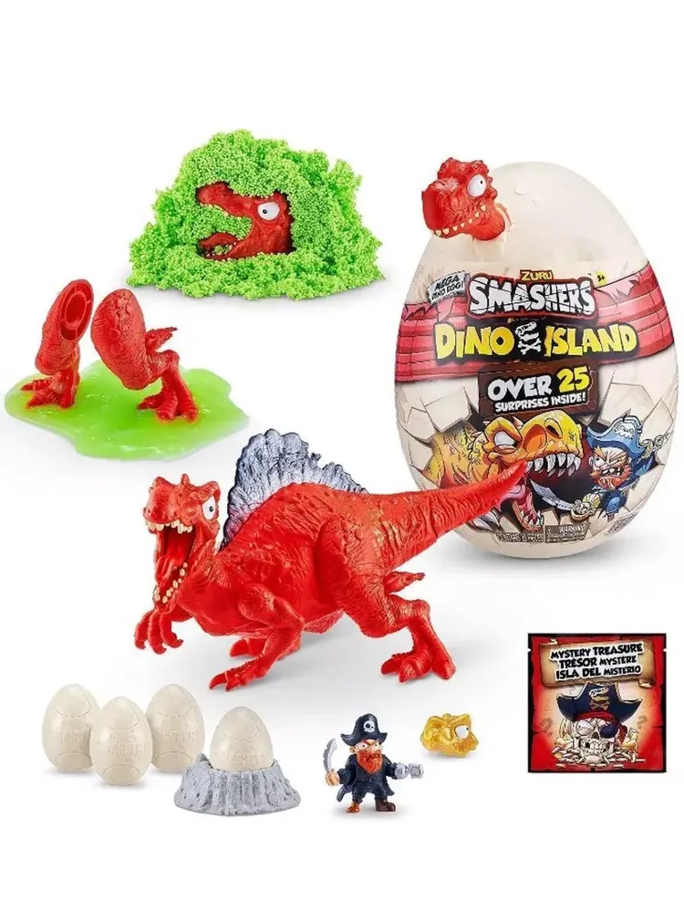 Игрушка сюрприз яйцо Smashers Dino Island фигурка динозавра Игрушка сюрприз яйцо Smashers Dino Island фигурка динозавра