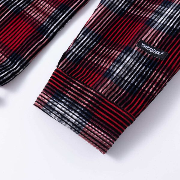 Рубашка Velvet Tartan красная / черная - фото 7
