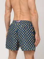 Шорты муж. Saint Barth Micro DUCKY JOLLY синий утки новогодние
