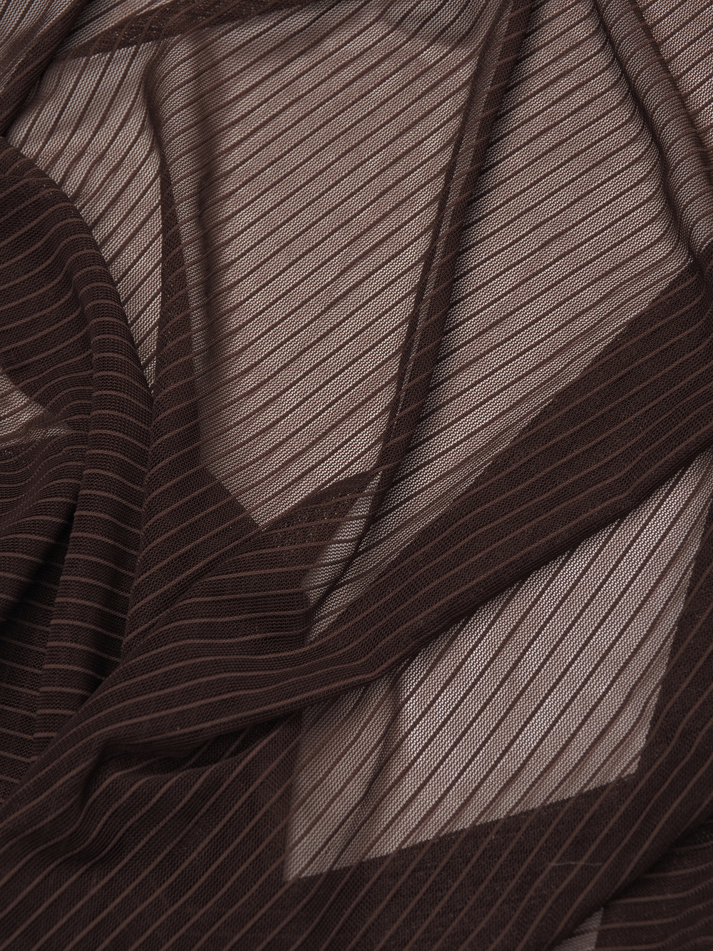 Сетка эластичная шоколад в полоску метражом