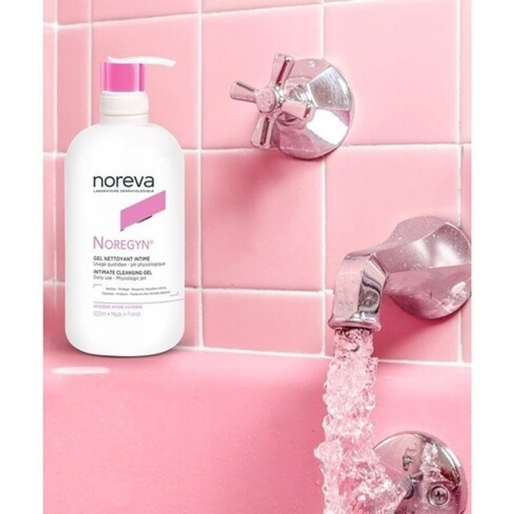 Норева Норежин Гель очищающий для интимной гигиены Noreva Noregyn Gel nettoyant intime 500 мл