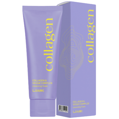 Очищающая пенка для лица с коллагеном и растительным комплексом, 120мл, L.Sanic