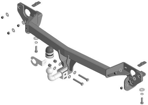 Фаркоп Motodor GAC GS8 2023 - н.в (оцинк. Шар) арт.97801-A