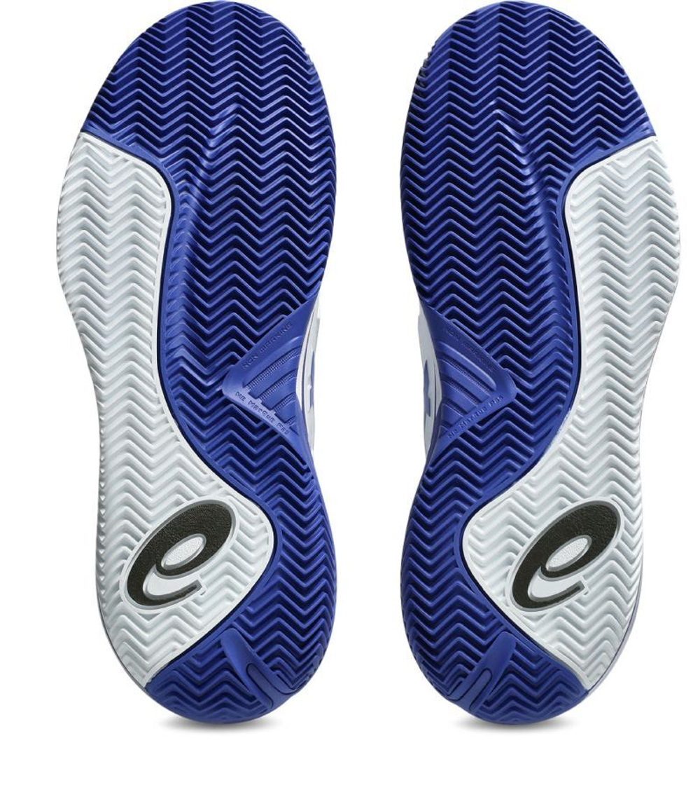 Мужские кроссовки теннисные Asics Gel-Resolution X Clay - белый/темный кобальт