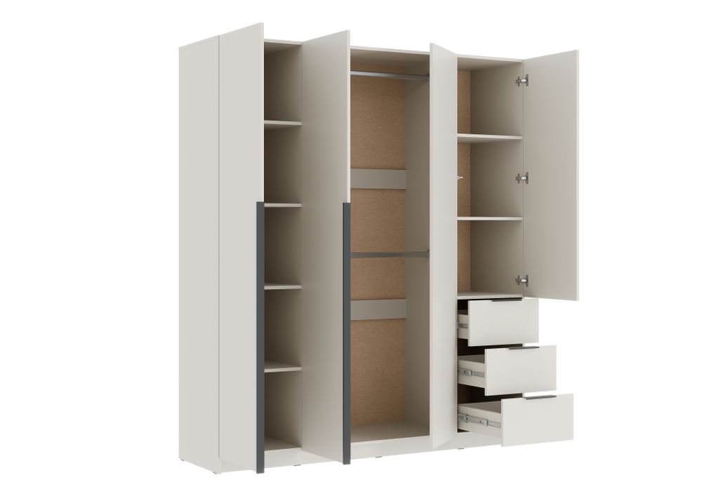 ВЕНТУРО Шкаф 4-х ств.с ящиками ШК-003